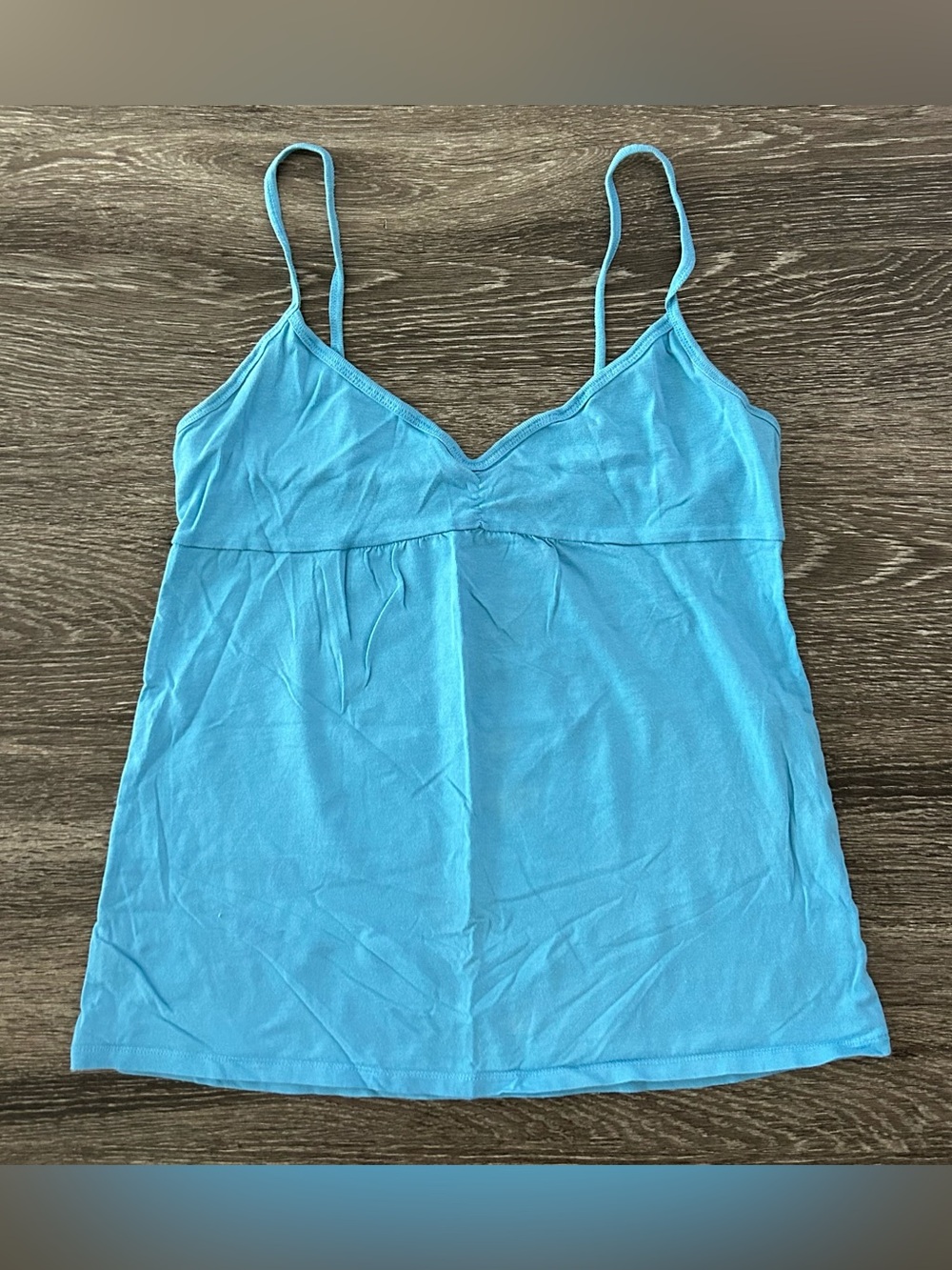 Vintage Victorias Secret VS Tee Shop Blue Babydoll Tank Top Women’s M Y2K 90s